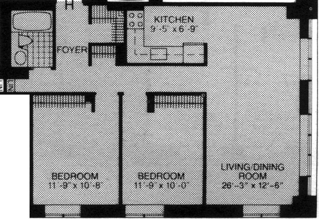 Floorplan for 220 Manhattan Avenue
