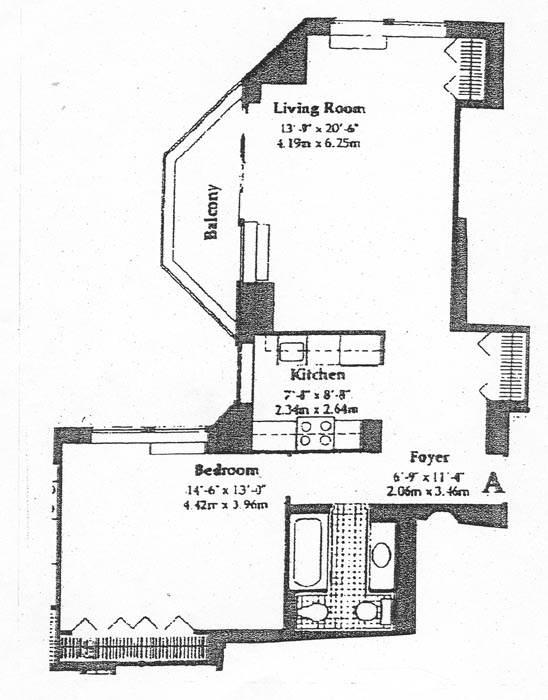 Floorplan for 510 East 84th Street
