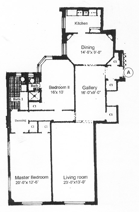 Floorplan for 530 East 90th Street