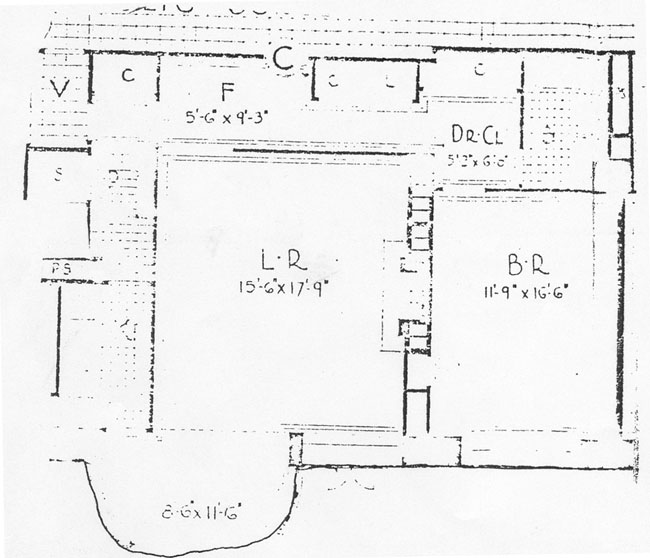 Floorplan for 17 West 54th Street