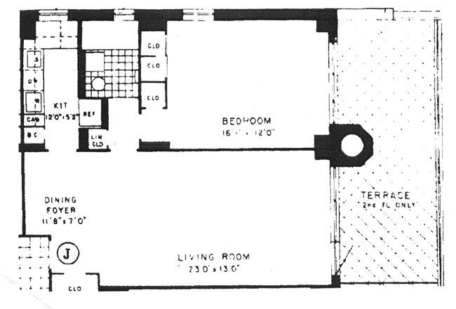 Floorplan for 77 West 55th Street