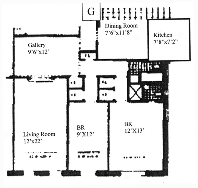 Floorplan for 303 East 49th Street
