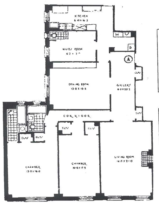 Floorplan for 162 East 80th Street