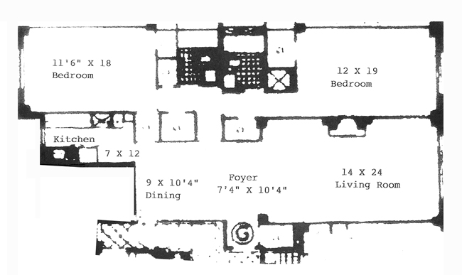 Floorplan for 880 Fifth Avenue