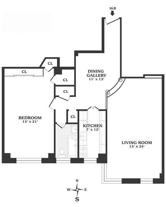 Floorplan for 565 West End Avenue