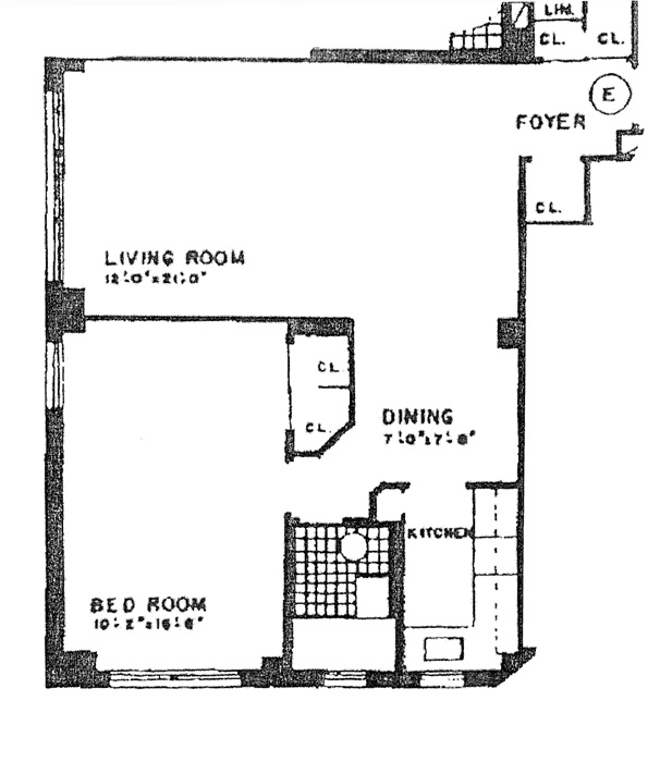 Floorplan for 166 East 35th Street