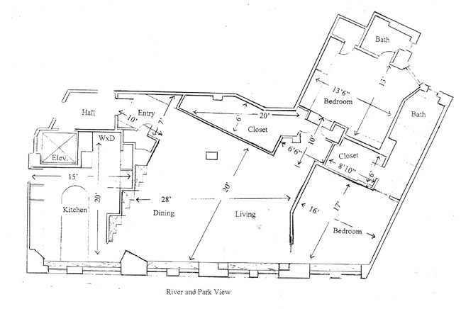 Floorplan for 118 Riverside Drive