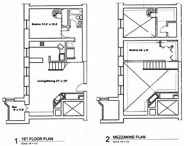 Floorplan for Mint Two Bedroom With Parking