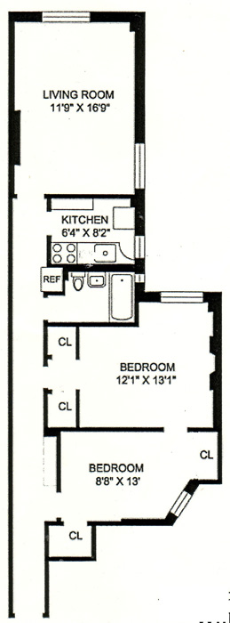 Floorplan for 68 East 93rd Street