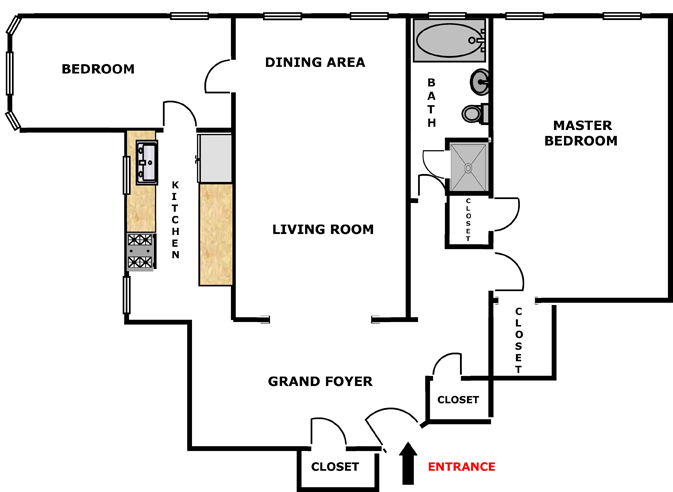 Floorplan for -10 34th Ave