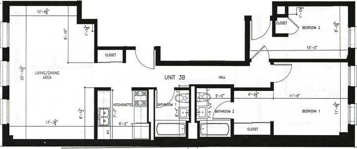 Floorplan for 219 17th Street