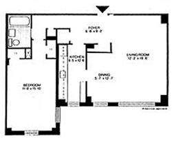 Floorplan for 191 Willoughby Street