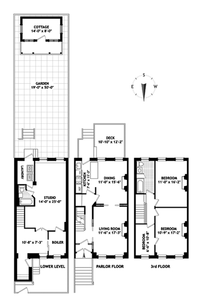 Floorplan for 444 37th Street