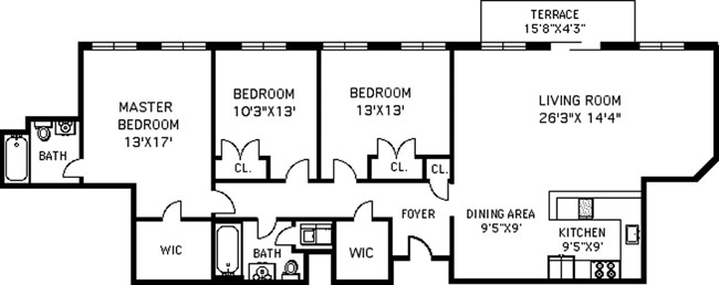 Floorplan for 444 12th Street