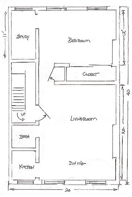 Floorplan for 17th Street