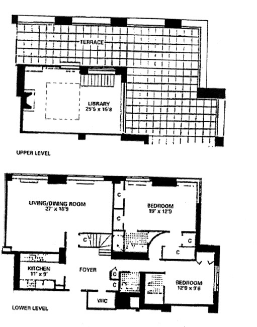 Floorplan for 30 West 61st Street