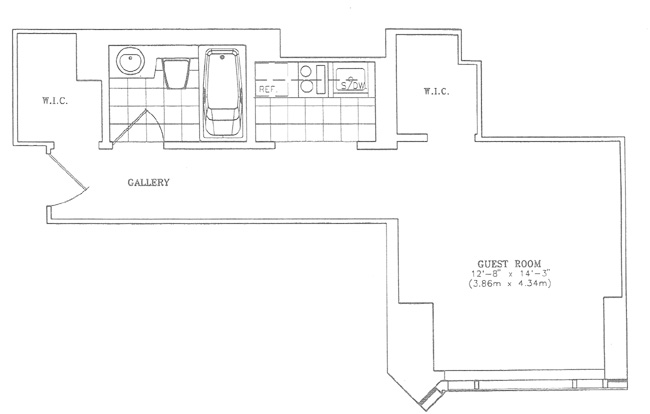 Floorplan for 1 Central Park West
