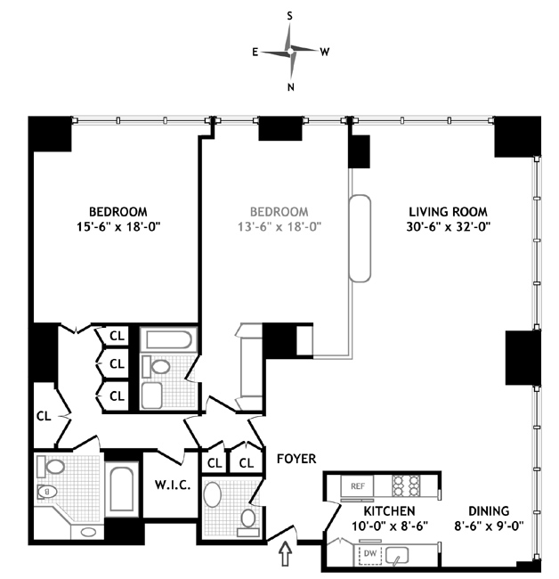 Floorplan for 641 Fifth Avenue