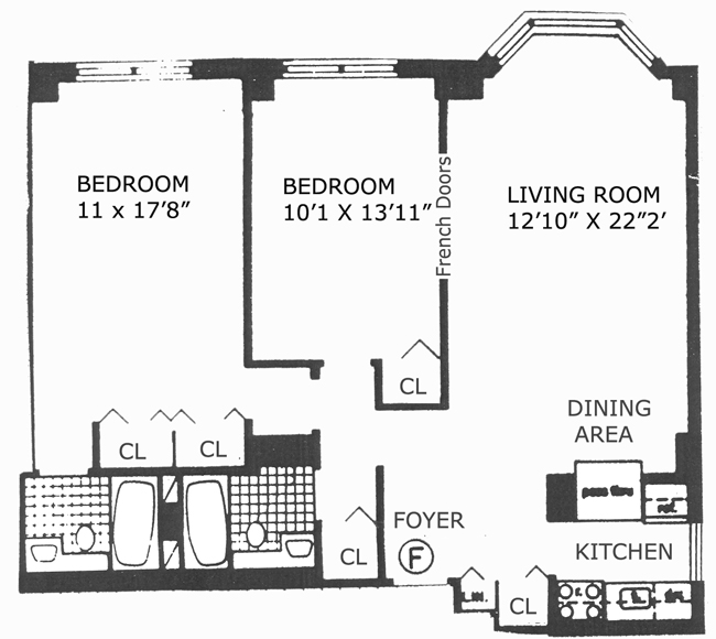 Floorplan for 200 East 90th Street
