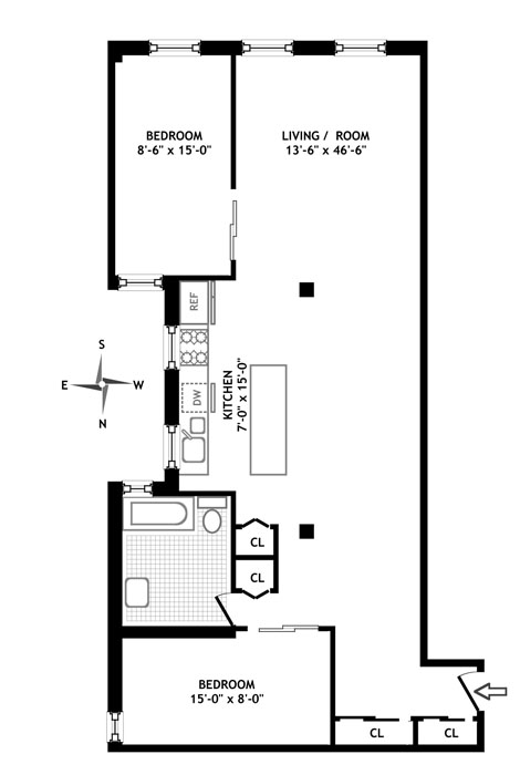 Floorplan for 355 Greenwich Street
