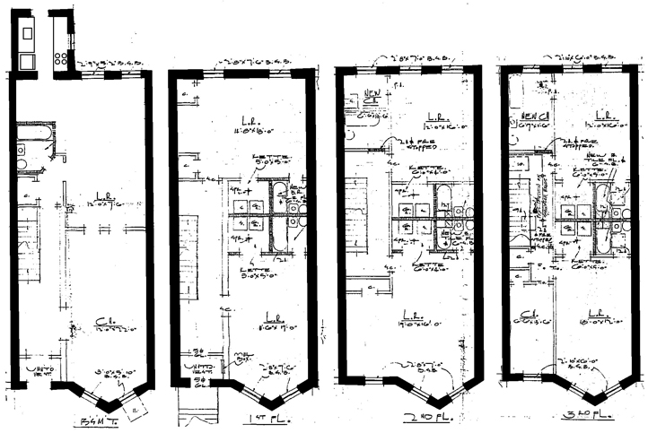 Floorplan for Prime Park Slope Brownstone