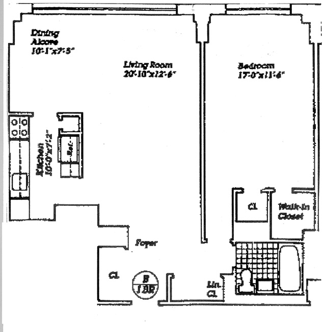 Floorplan for 170 West End Avenue