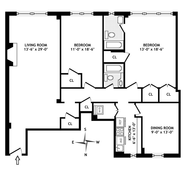 Floorplan for 45 East 85th Street