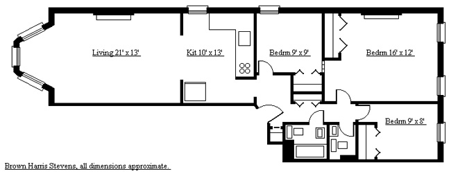 Floorplan for 10 Strong Place
