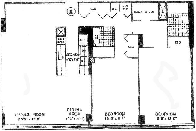 Floorplan for 315 West 70th Street