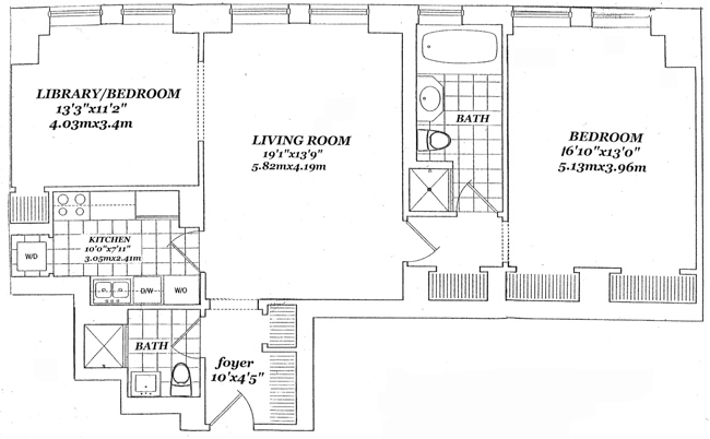Floorplan for 181 East 65th Street
