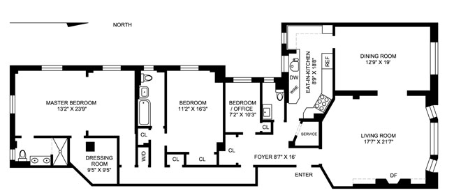 Floorplan for 40 East 62nd Street