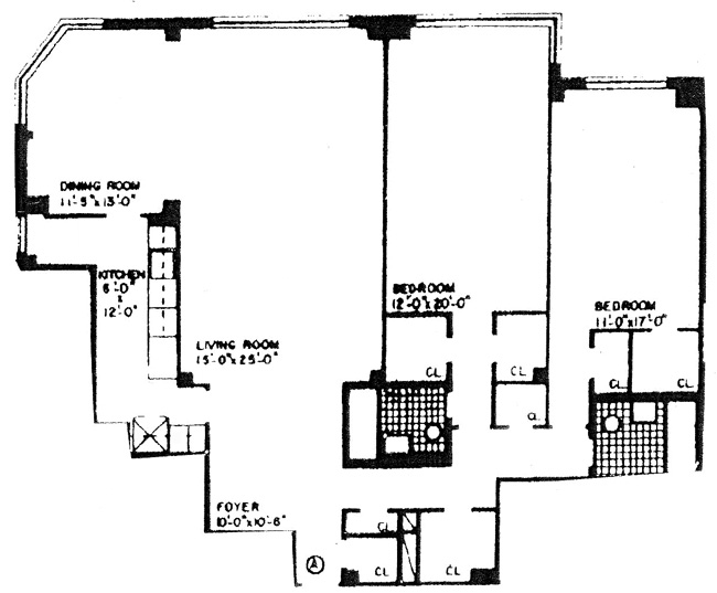 Floorplan for 1025 Fifth Avenue