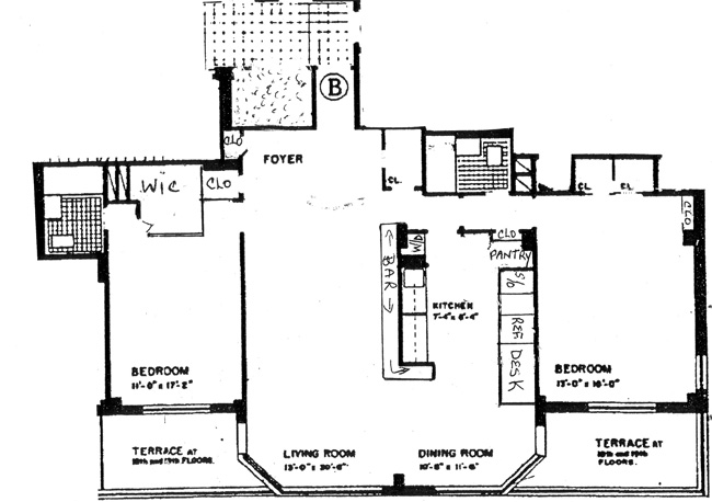 Floorplan for 411 East 53rd Street
