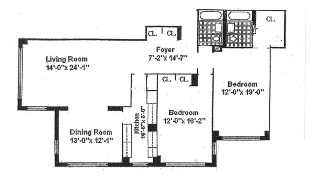 Floorplan for 201 East 79th Street