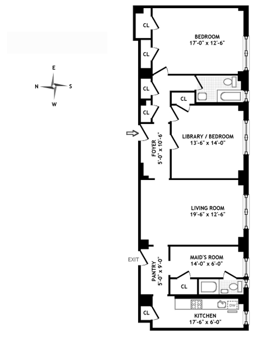 Floorplan for 370 Riverside Drive