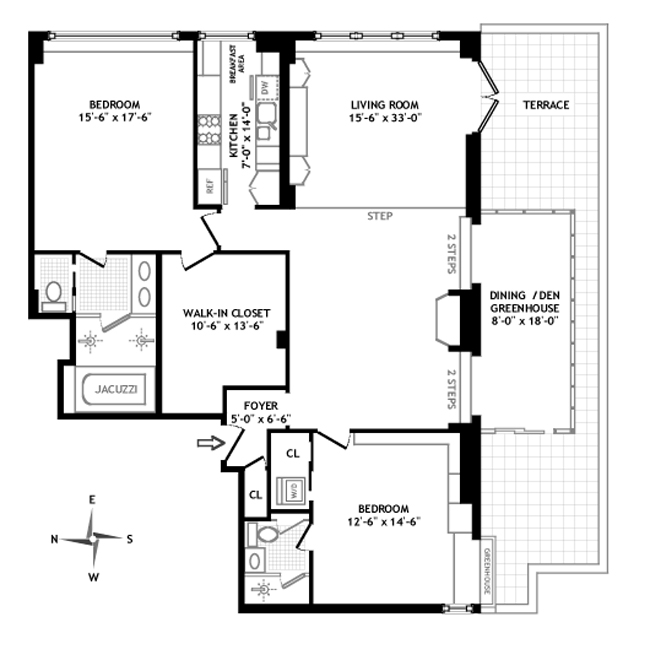 Floorplan for 12 Beekman Place