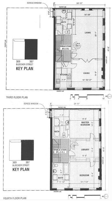 Floorplan for 367 Bleecker Street