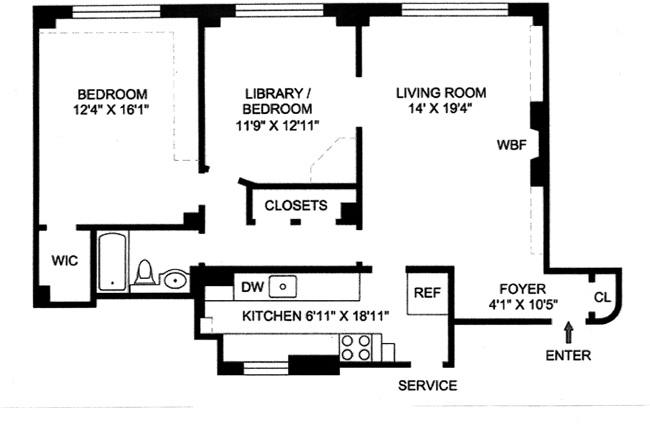 Floorplan for 163 East 81st Street