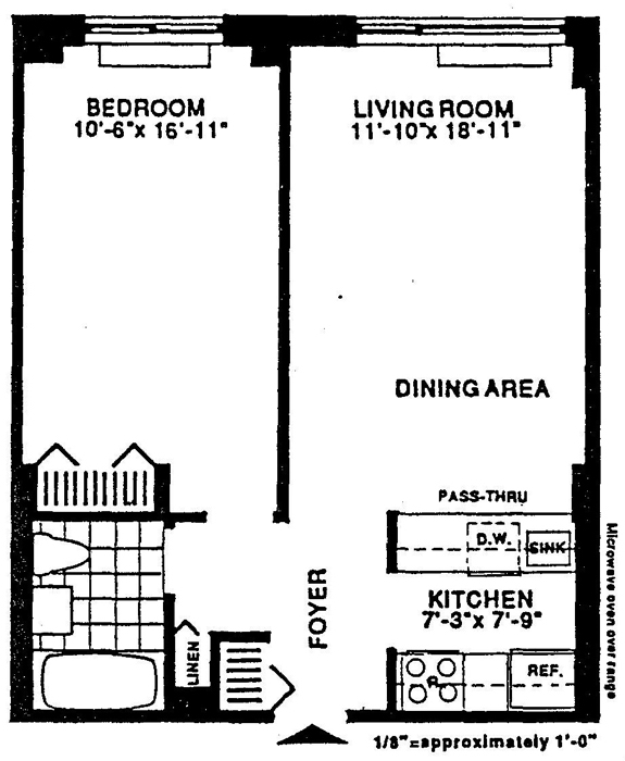 Floorplan for 2 South End Avenue