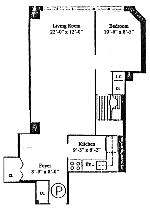 Floorplan for 520 East 72nd Street