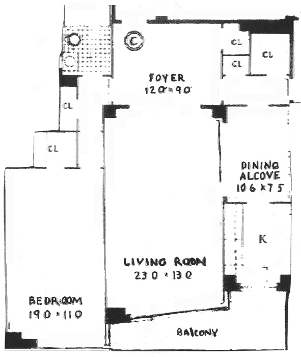 Floorplan for 20 East 74th Street