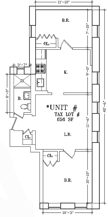 Floorplan for 92 Perry Street