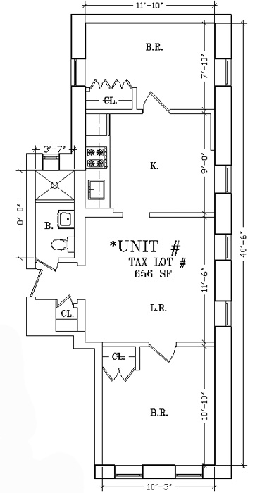 Floorplan for 92 Perry Street