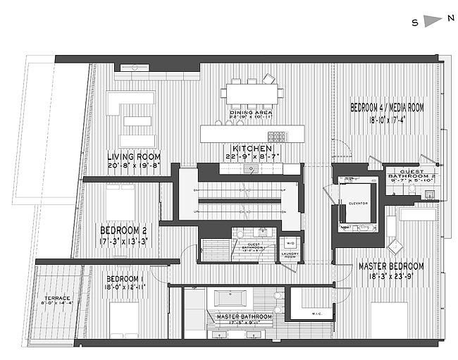 Floorplan for 33 Vestry Street, 5TH FL