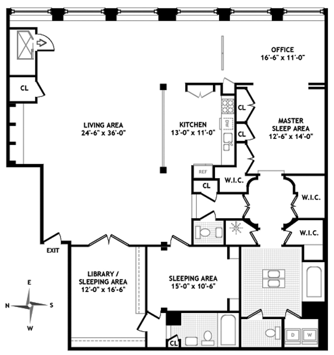 Floorplan for 81 Wooster Street
