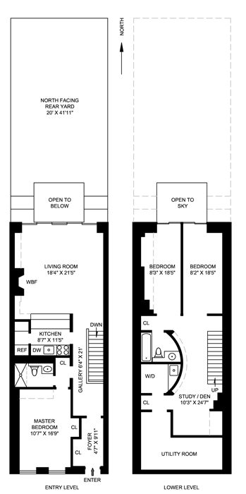 Floorplan for 125 West 92nd Street