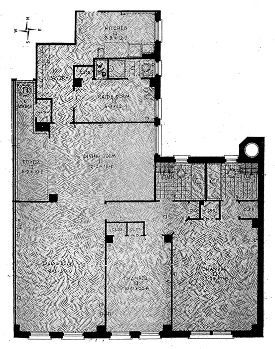Floorplan for 51 East 90th Street