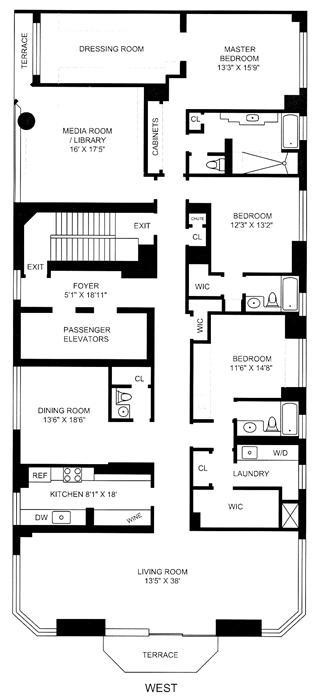 Floorplan for 418 East 59th Street