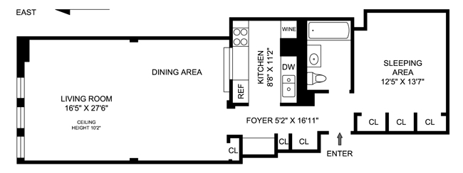 Floorplan for 252 Seventh Avenue