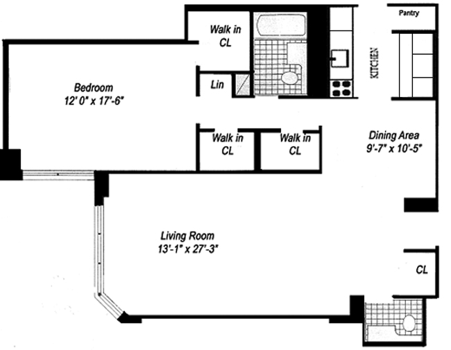Floorplan for 400 East 56th Street